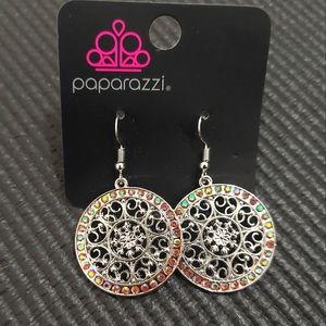 Paparazzi Jewelry Earrings Ballywood Ballroom orange